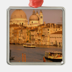 Europe, Italy, Veneto, Venice. Sunset view of Metal Tree Decoration