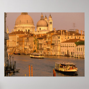 Europe, Italy, Veneto, Venice. Sunset view of Poster