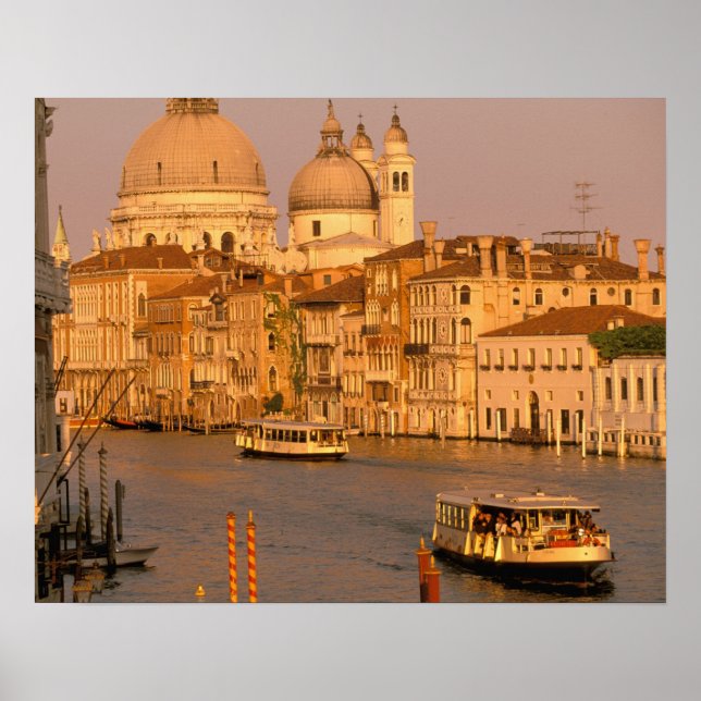 Europe, Italy, Veneto, Venice. Sunset view of Poster (Front)