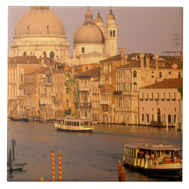 Europe, Italy, Veneto, Venice. Sunset view of Tile (Front)