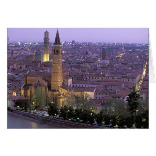 Europe, Italy, Veneto, Verona. View from Castel