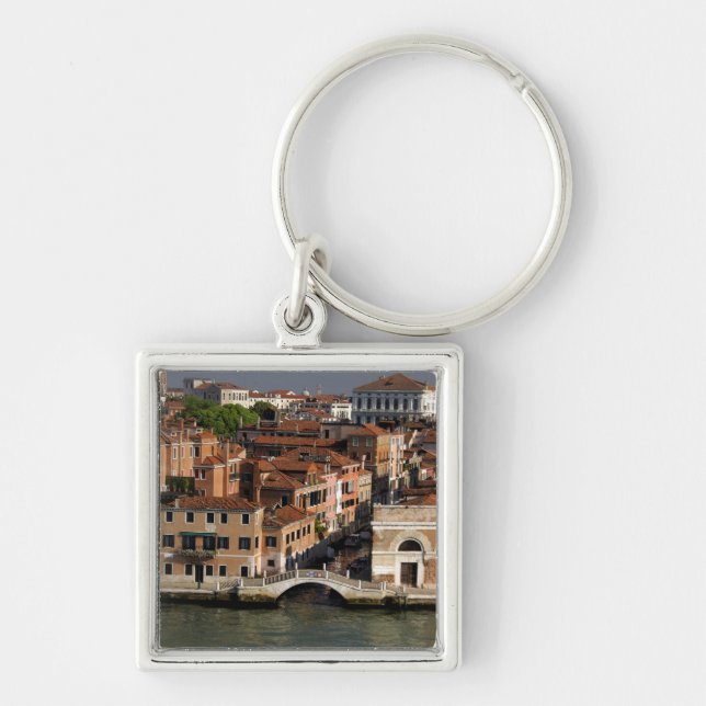 Europe, Italy, Venice. Canal views. UNESCO Key Ring (Front)