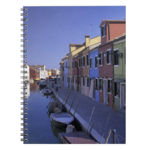 Europe, Italy, Venice, Murano Island, Colourful Notebook