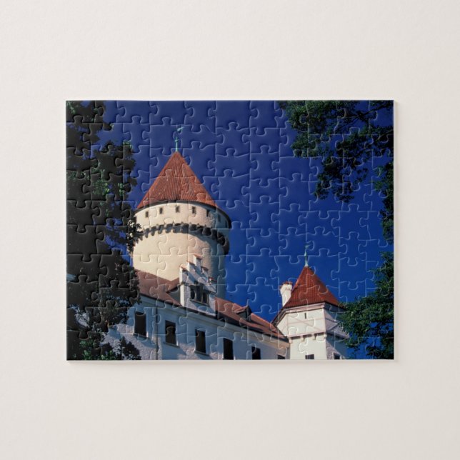 Europe, Konopiste Castle, Czech Republic, statue Jigsaw Puzzle (Horizontal)