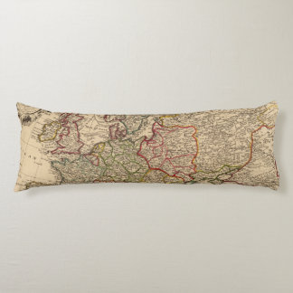 Europe map body cushion