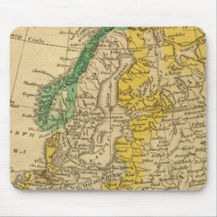 Europe Map by Worcester Mouse Mat