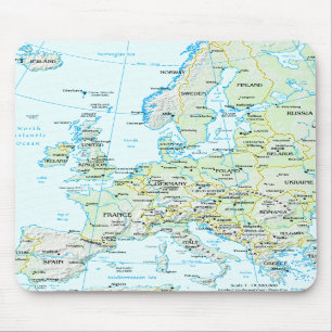 Europe Map Mousepad