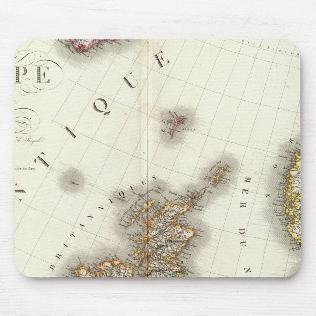 Europe Northwest Mouse Mat (Front)