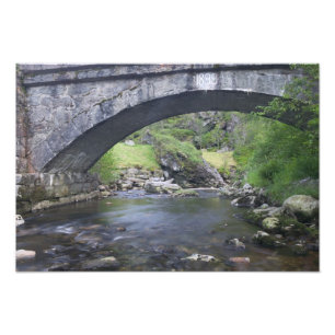 Europe, Norway. Stone Bridge enroute to Bergen Photo Print