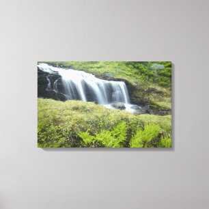 Europe, Norway. Waterfall. Canvas Print