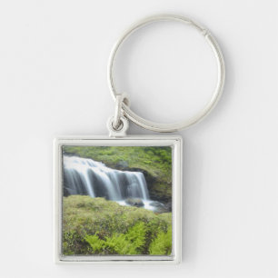 Europe, Norway. Waterfall. Key Ring