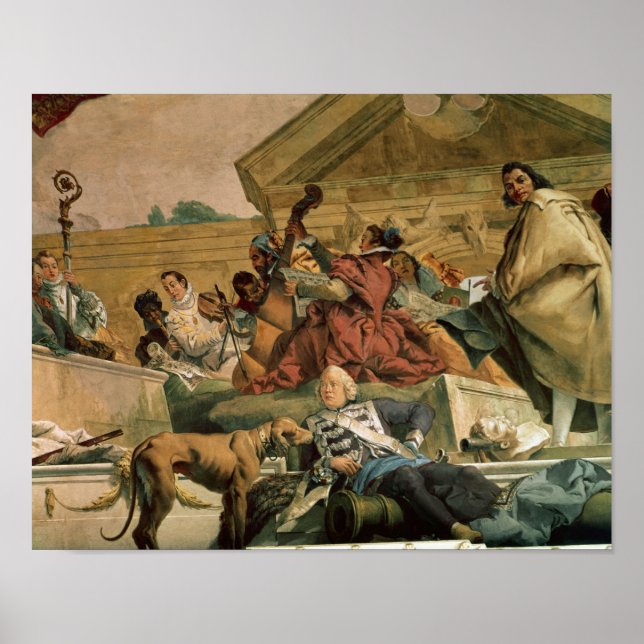 Europe, one of the Four Continents Poster (Front)