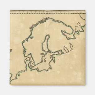 Europe Outline 2 Magnet