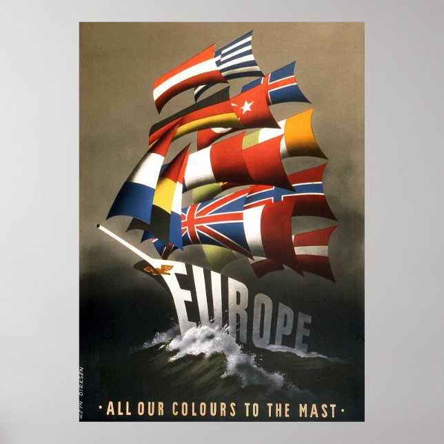 Europe Plan Marshall Poster (Front)