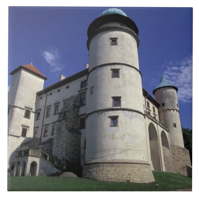 EUROPE, Poland, Carpathian Mts., Nowy Wisnicz Tile (Front)