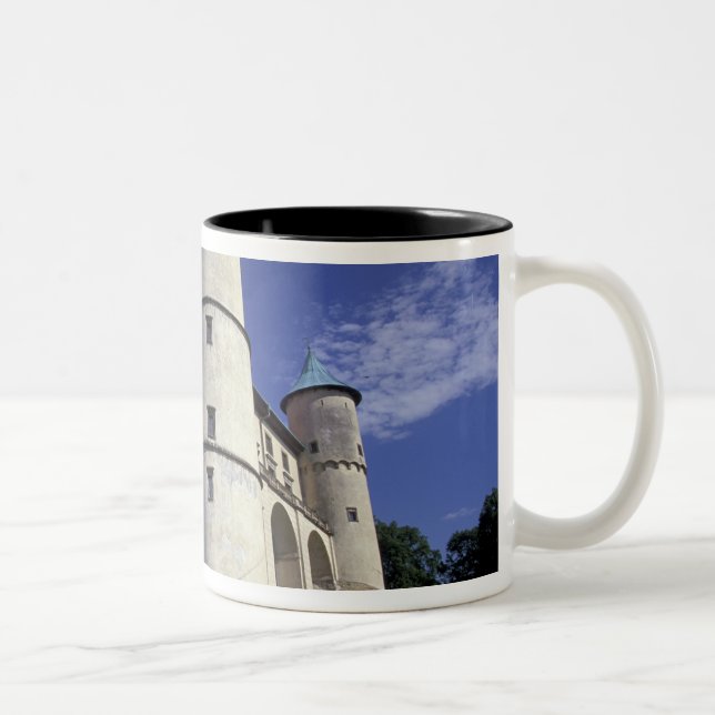 EUROPE, Poland, Carpathian Mts., Nowy Wisnicz Two-Tone Coffee Mug (Right)