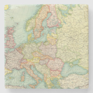 Europe political Map Stone Coaster