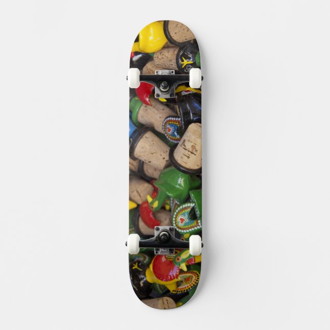Europe, Portugal. Historic town of Sintra. 2 Skateboard (Front)