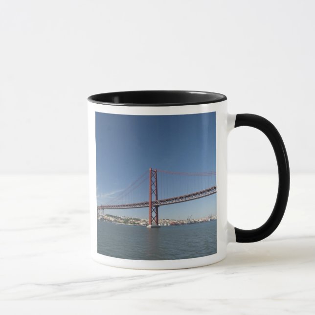 Europe, Portugal, Lisbon aka Lisboa). Ponte Mug (Right)