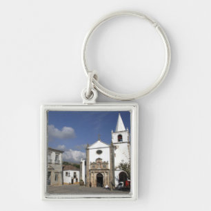 Europe, Portugal, Obidos. Santa Maria Church in Key Ring