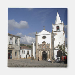 Europe, Portugal, Obidos. Santa Maria Church in Magnet