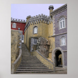 Europe, Portugal, Sintra. The Pena National 2 Poster