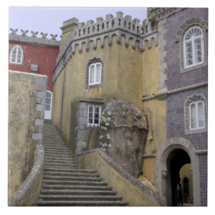 Europe, Portugal, Sintra. The Pena National 2 Tile