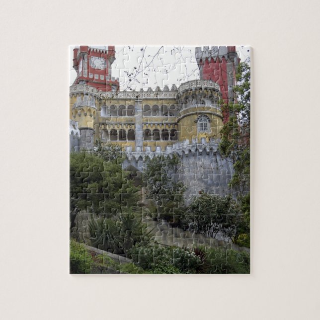 Europe, Portugal, Sintra. The Pena National 3 Jigsaw Puzzle (Vertical)