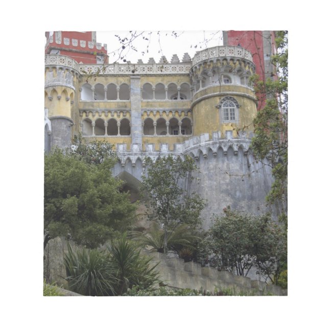 Europe, Portugal, Sintra. The Pena National 3 Notepad (Front)