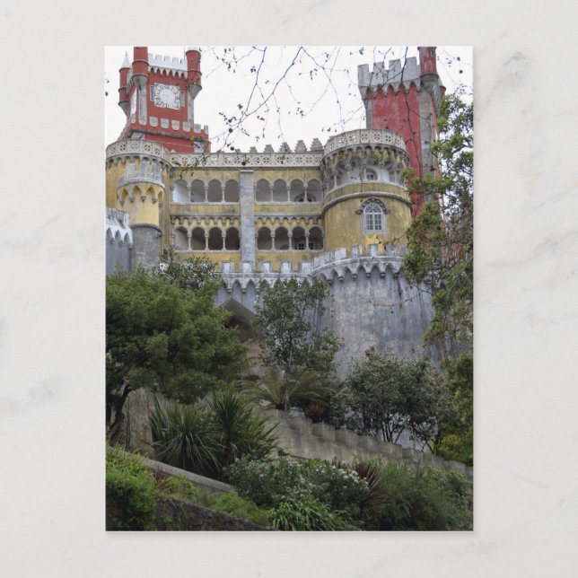 Europe, Portugal, Sintra. The Pena National 3 Postcard (Front)