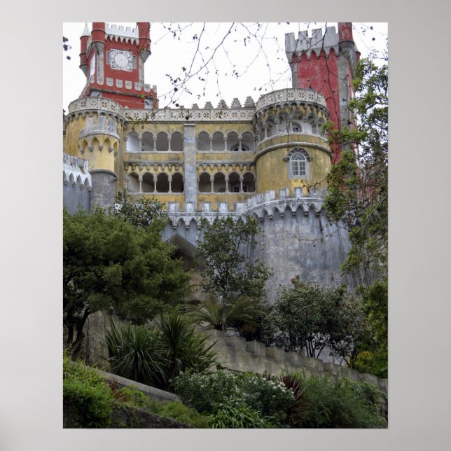 Europe, Portugal, Sintra. The Pena National 3 Poster (Front)