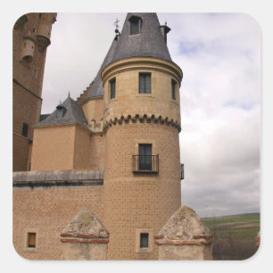 Europe, Portugal, Sintra. The Pena National Square Sticker