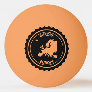 Europe rubber stamp ping pong ball