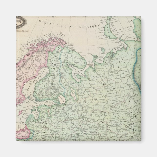 Europe, Russia, Finland Magnet (Front)