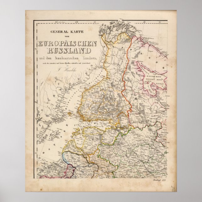 Europe, Russia, Finland Poster (Front)