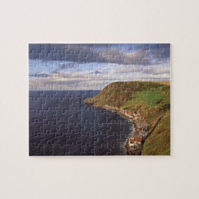 Europe, Scotland, Aberdeen. Overhead view of Jigsaw Puzzle (Horizontal)