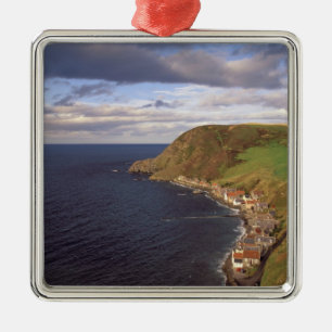 Europe, Scotland, Aberdeen. Overhead view of Metal Tree Decoration