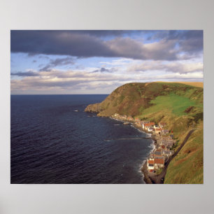 Europe, Scotland, Aberdeen. Overhead view of Poster