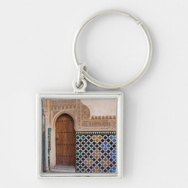 Europe, Spain, Andalusia, Granada, Alhambra Key Ring (Front)