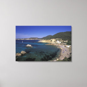 Europe, Spain, Balearics, Ibiza, Cala de Canvas Print