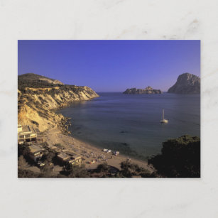 Europe, Spain, Balearics, Ibiza, Cala d'Hort Postcard