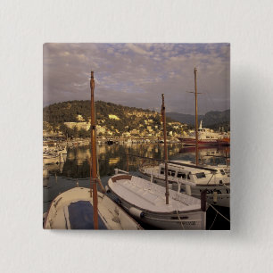 Europe, Spain, Balearics, Mallorca, Port de 15 Cm Square Badge