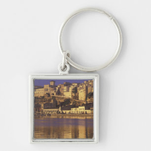 Europe, Spain, Balearics, Menorca, Mao. Dawn Key Ring