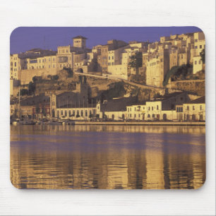 Europe, Spain, Balearics, Menorca, Mao. Dawn Mouse Mat