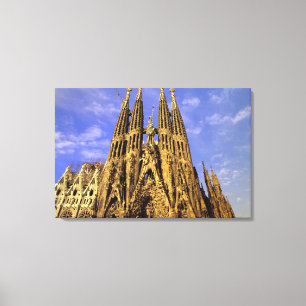 Europe, Spain, Barcelona, Sagrada Familia Canvas Print
