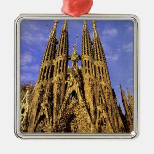 Europe, Spain, Barcelona, Sagrada Familia Metal Tree Decoration
