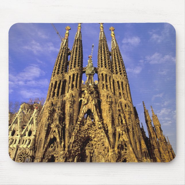 Europe, Spain, Barcelona, Sagrada Familia Mouse Mat (Front)