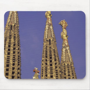 Europe, Spain, Barcelona Sagrada Familia Mouse Mat