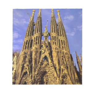 Europe, Spain, Barcelona, Sagrada Familia Notepad