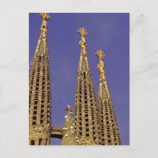 Europe, Spain, Barcelona Sagrada Familia Postcard (Front)